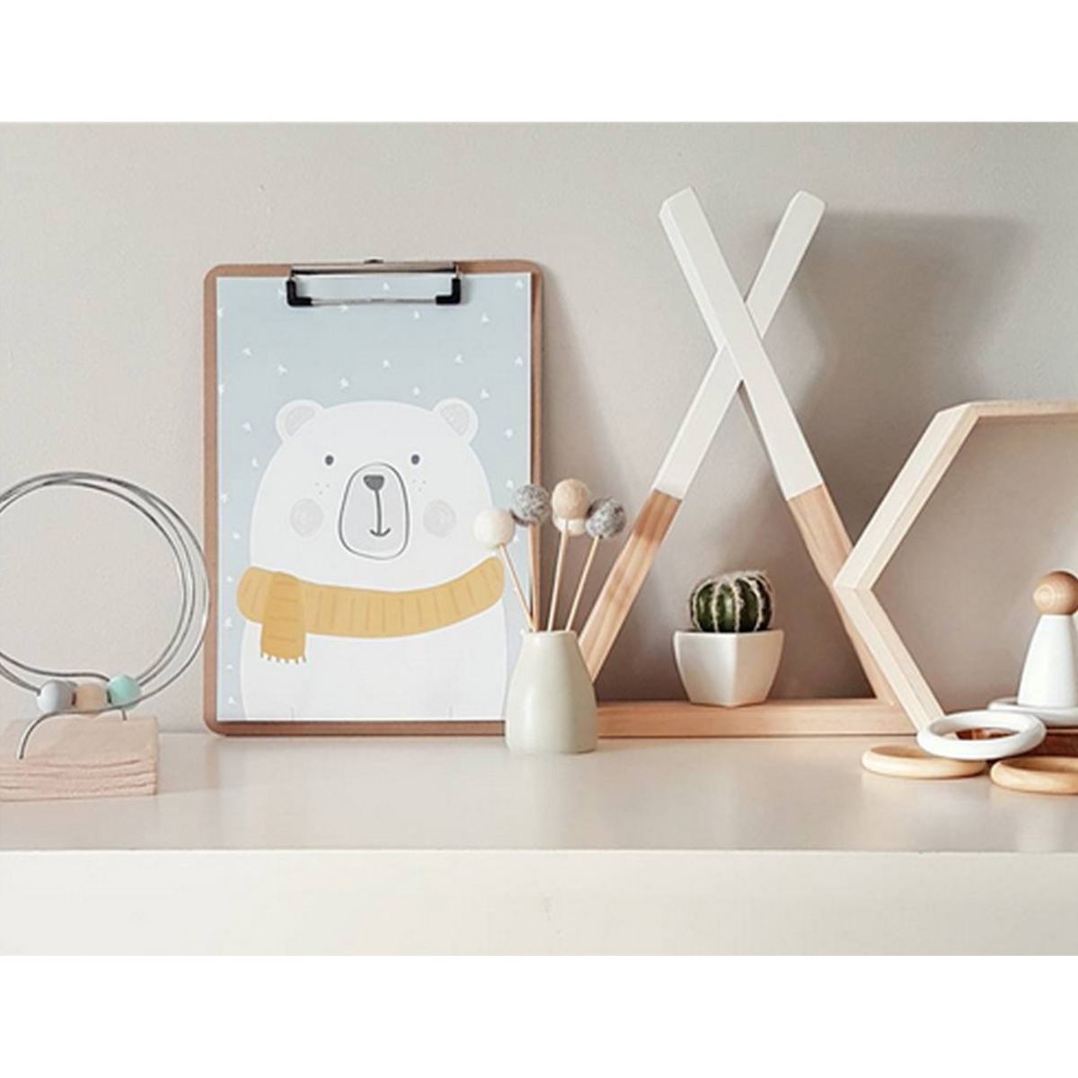 Vitrina de madera con marco triangular de pared, soportes de almacenamiento, estantes, decoración para sala de estar, dormitorio, niños, estante de almacenamiento en habitación