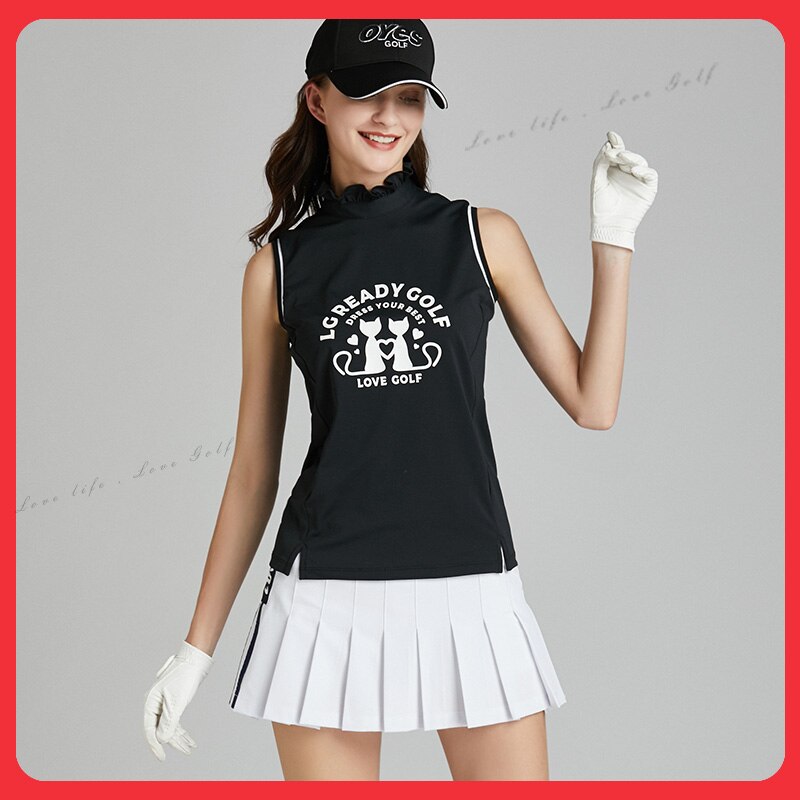 Love golf  lg2022 damer golf sport og fritid kort nederdel åndbar og hurtigtørrende golfskørt
