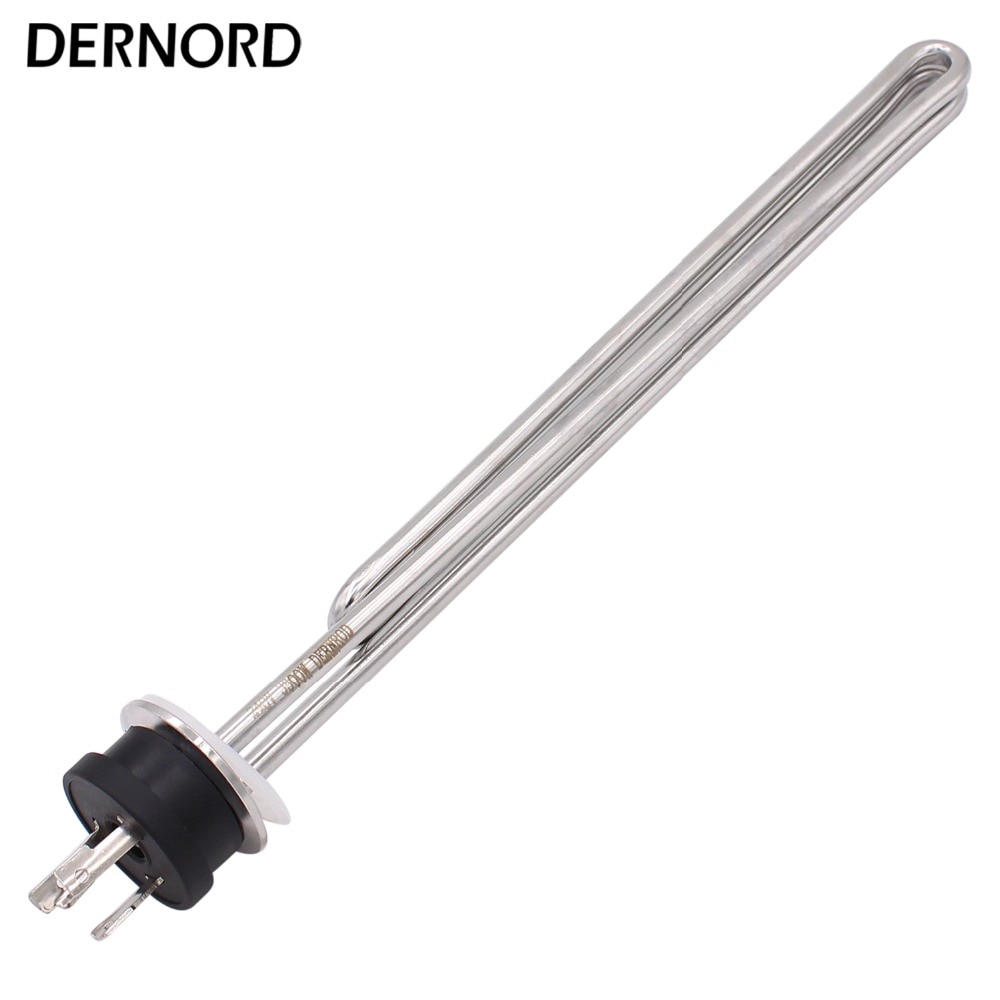 Water Heating Element 240V 5.5KW 1.5 Tri-Clamp Integrated Immersion Electric Heater Element With L6/30P Twist Lock Plug