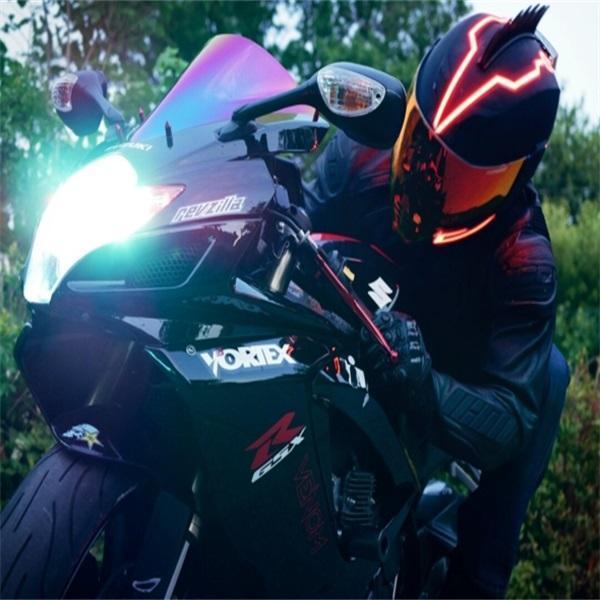 Motorcycle Helmet LED Light