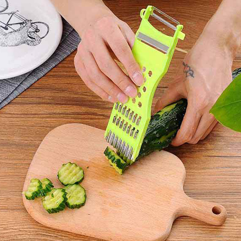 Cucumber Slicer Salad Kitchen Shredder Cheese Fruit Carrot Cutter