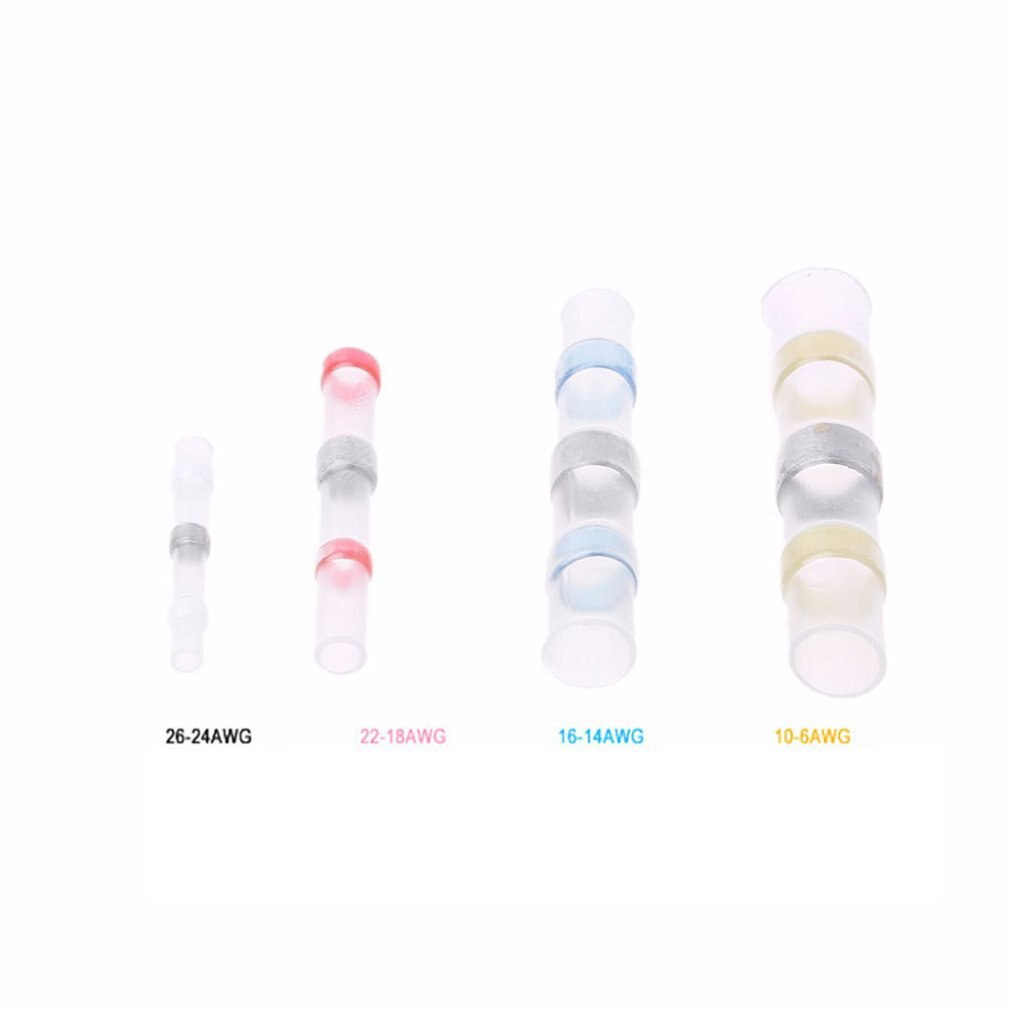 Solder Sleeve Terminal Block Environmental Protection Solder Ring Heat Shrinkable Waterproof Intermediate Tube Cold Pressed