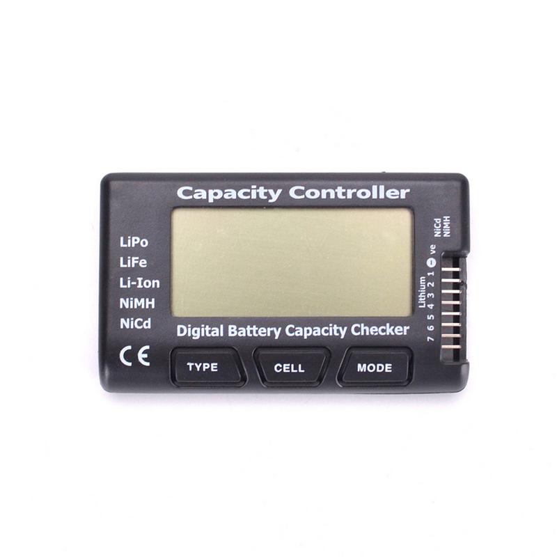 Lcd digital batteri tester tester batterikapacitet spænding tester checker til lipo lif li-ion batteri strømforsyning måler