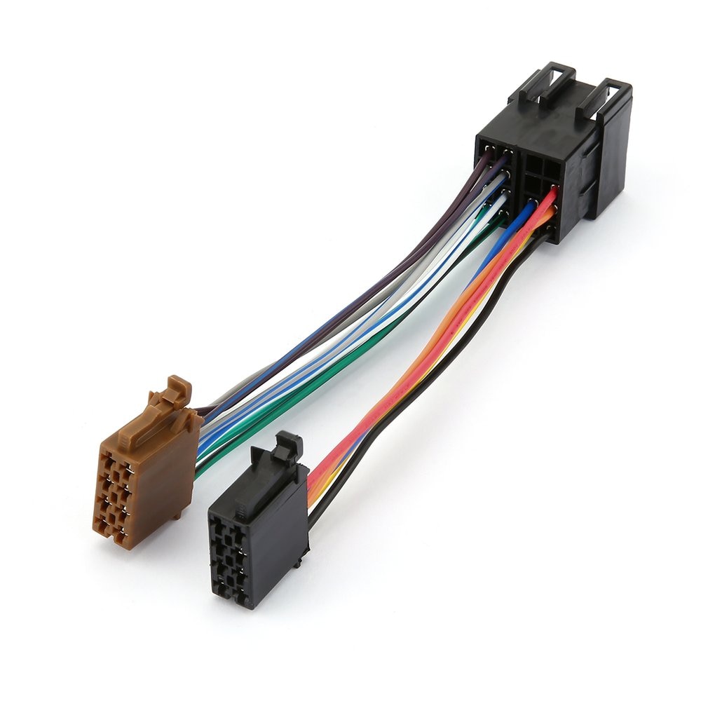 Arnés de Audio estéreo para coche, cableado de Radio con Adaptador ISO, para Peugeot 106, 206, 306, 307, 405, 406, 607,