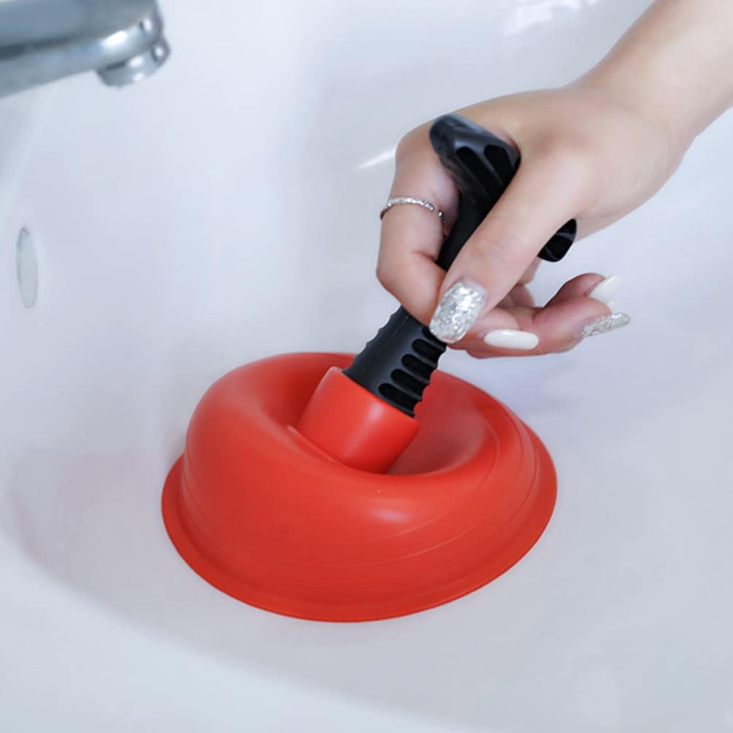 Mini Gootsteen Plunger Sanitair Gereedschap 2 Stuks Aanrecht Wc Plunger Wc Afvoer Ontstopper Zuigkracht Te Ontstoppen Slow Sinks Drai