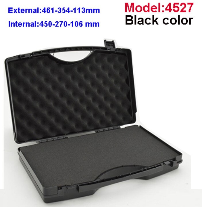 tool case Plastic safety box Photographic instrument Tool case Hardware toolbox Impact resistant sealed box with pre-cut foam: Blue