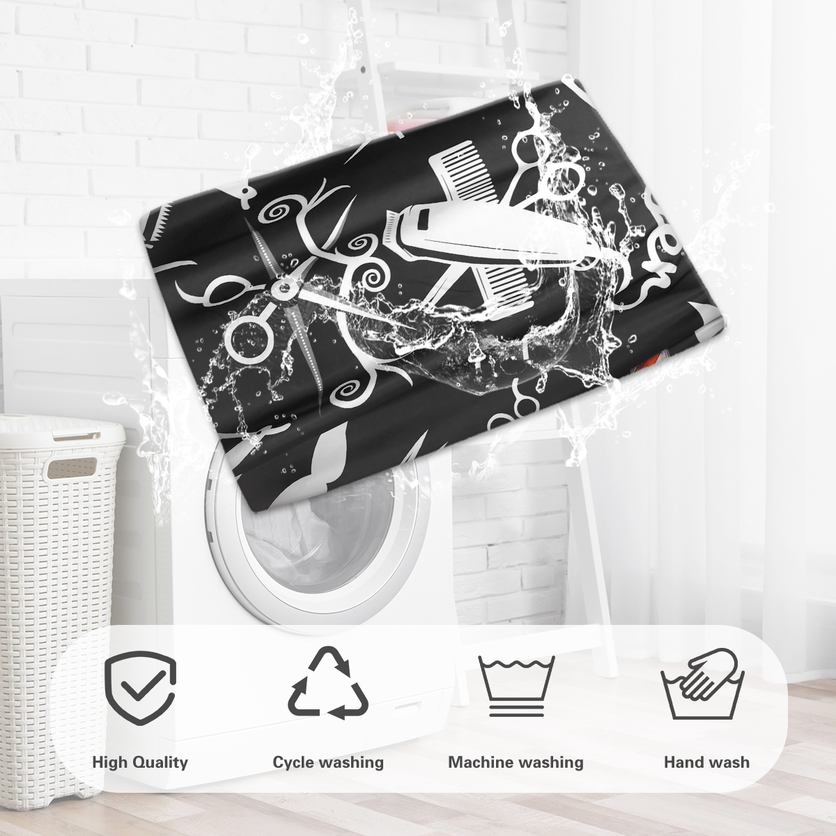 Kapper Kapsel Doek Kapper Schort Haar Knippen Cape Kapsel Jurk Kappers Jas Kapperszaak Salon Accessoire