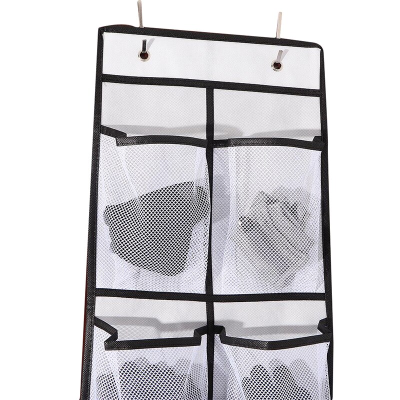 Zapatero colgante con bolsillos grandes de malla, organizador de zapatos detrás de las puertas, bolsa de pared para el hogar, almacenamiento de zapatillas para habitación, 12 Uds.
