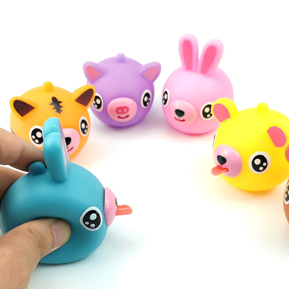 Jouet pour enfant et adulte, anti-Stress, balle molle, Jabber, Animal parlant, amusant