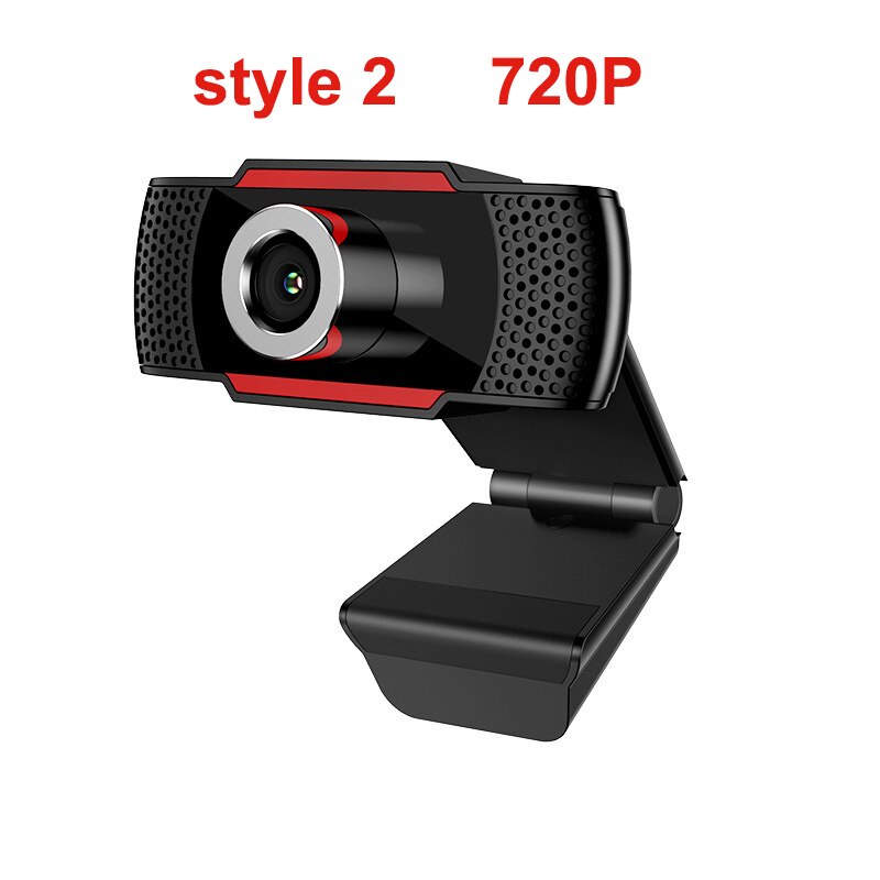 1080P 720p 480p HD Webcam mit Mic Drehbare PC Schreibtisch Netz Kamera Nocken Mini Computer Webkamera Nocken Video Aufnahme Arbeit: 720P stil 2