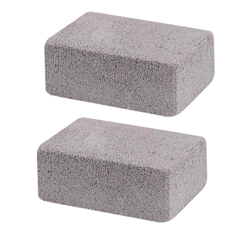 1/2pcs BBQ Grill Cleaning Brick Block Stains Grease Remover Barbecue Racks Cleaner Stone Kitchen Picnic Gadgets: 2