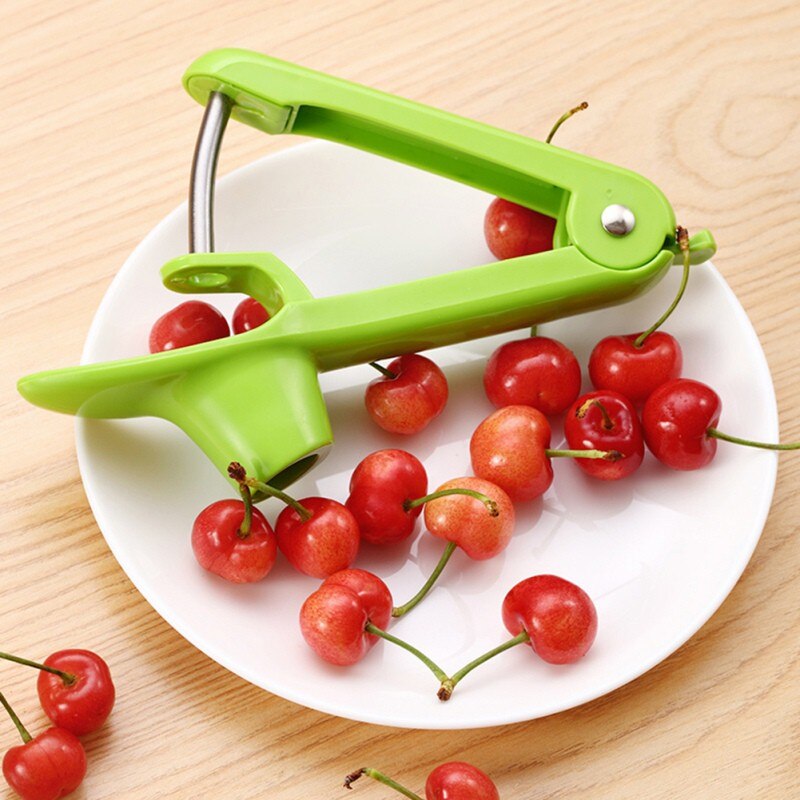 Cherry Pitter Easy Red Dates Olives Seed Corer Pitter Remover Squeeze Stone Picker Kitchen Tool Gadget 2 2 2 2 1