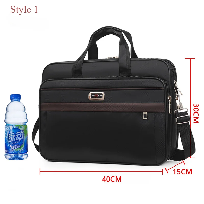 High-capacity Briefcase Business Document Information Storage Bags Weekend Travel Laptop Protection Organize Handbag Accessories: SKY BLUE