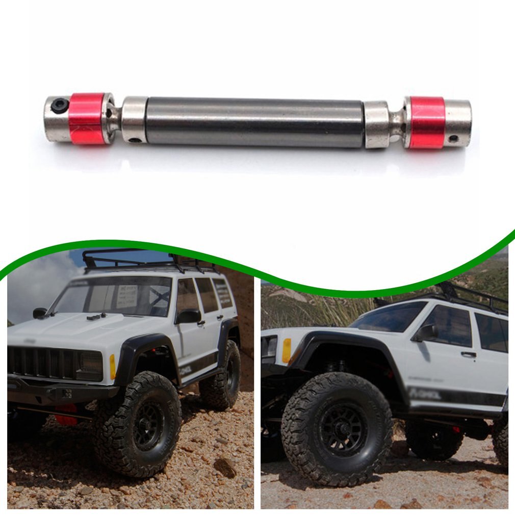 2Pcs Klimmen Auto Roestwerende Metalen Transmissie As 90-125Mm Afstandsbediening Model Accessoires Voor 1 / 10 rc Crawler