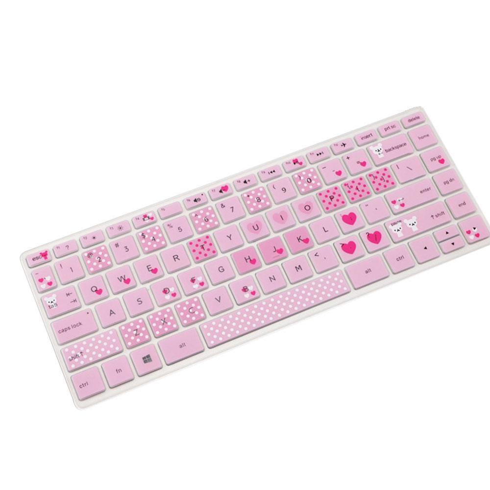 For HP Keyboard Cover Protector Pavilion X360 14-cd0213nb cd0021tx 14" series 14-cd 14-cd0003ne 14-cd0002ne Laptop 14-cd000 B5S7: Love bear