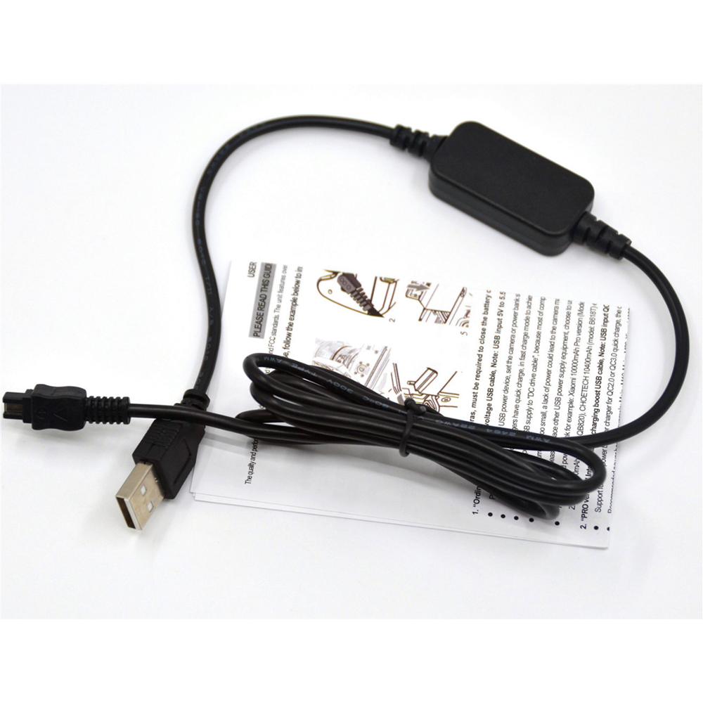 Cavo Alimentazione 5V Per Sony – Adattatore AC-L20/L25 Per Videocamere HDR-CX/FDR-AX/DCR, Ricambio - 2