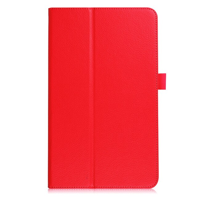Ultra Slim etui z klapką stojak na PU skórzane etui do Samsung Galaxy Tab A 10.1 2016 przypadku T580 T585 SM-T580 SM-T585 Tablet Funda coque: Red