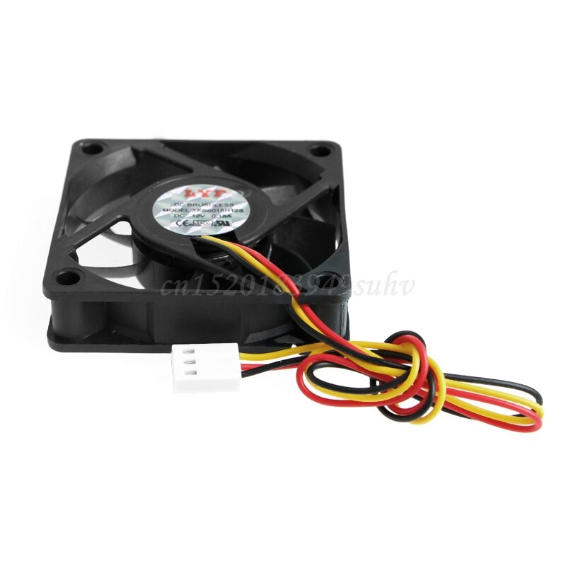Baixo ruído 60x60x15mm 5v/12v/24v 60mm axial dc ventilador de refrigeração 6015