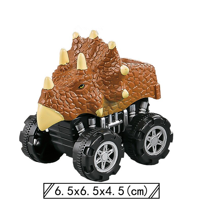 Kids Dinosaur Car Toy Big Size Dinosaur Transport Cars for Boys Jurassic World Game Interactive Montessori Toys for Toddlers: Triceratops