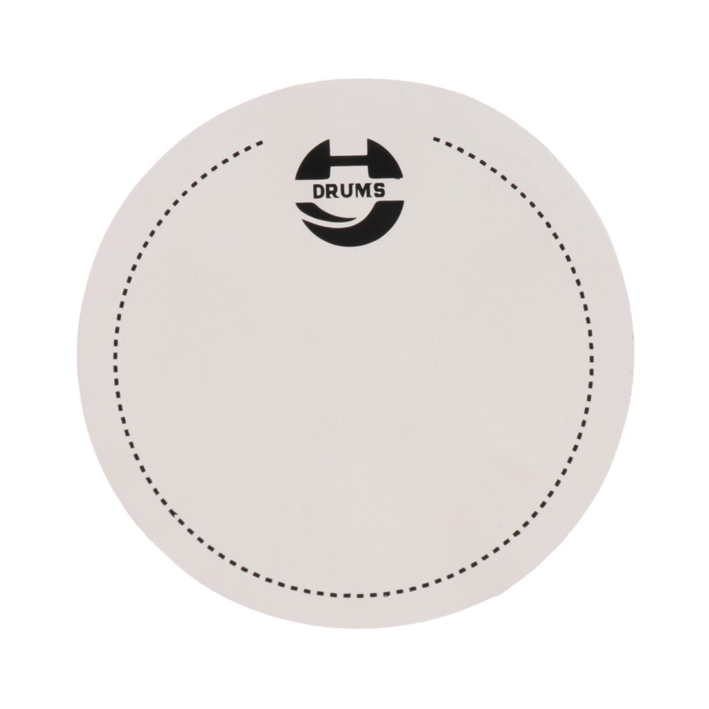 Almohadilla para la cabeza de bombo de un solo paso, parche de impacto, Protector de batería para piezas de instrumentos de percusión, accesorios para tambores: Black