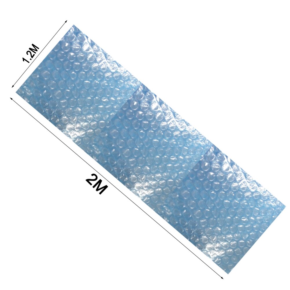 Swimming Pool Cover Protector Solar Rectangular Protection Heat Tarpaulin For Outdoor Garden Pool Rain Dust Proof Durable: 1.2X2.0m