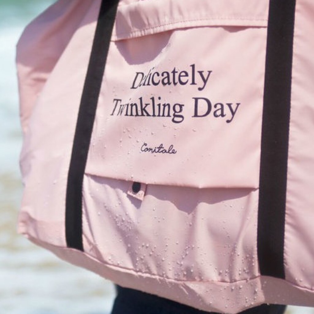 Nylon Waterproof Travel Bag Unisex Foldable Duffle Bag Organizers Large Capacity Letter Packing Cubes Portable Big Luggage Bags