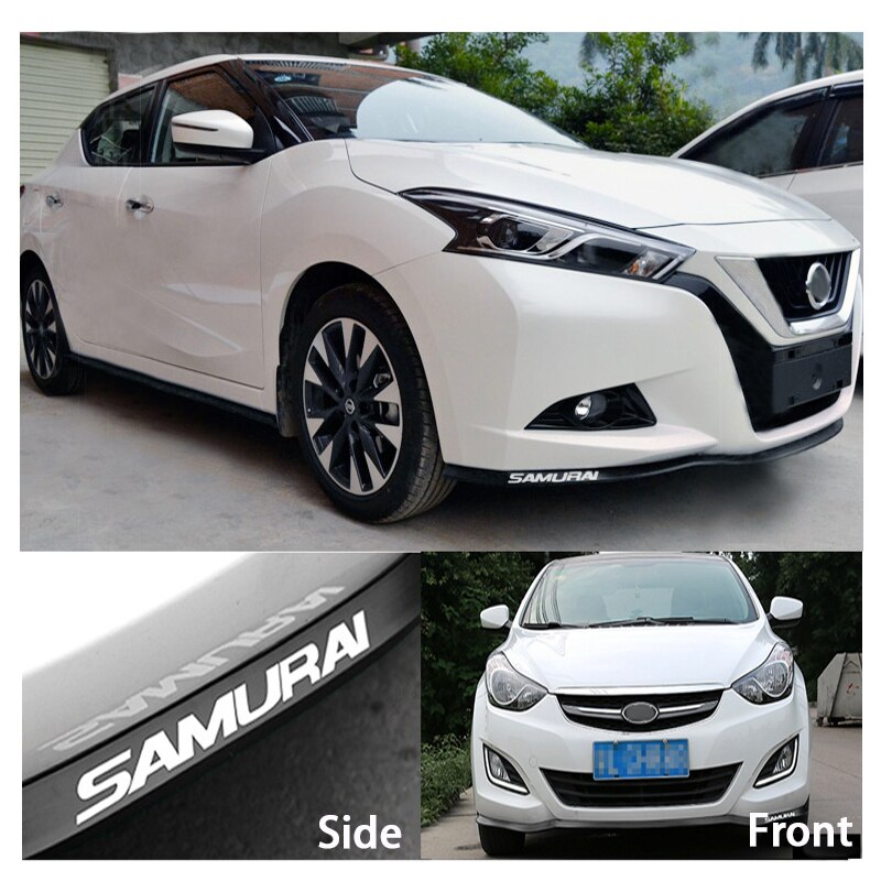 Car Bumper Lip Front Spoiler Skirt Deflector For Proton Persona 2007 Tune Car Modified Body Kit VIP Hella Flush Lips