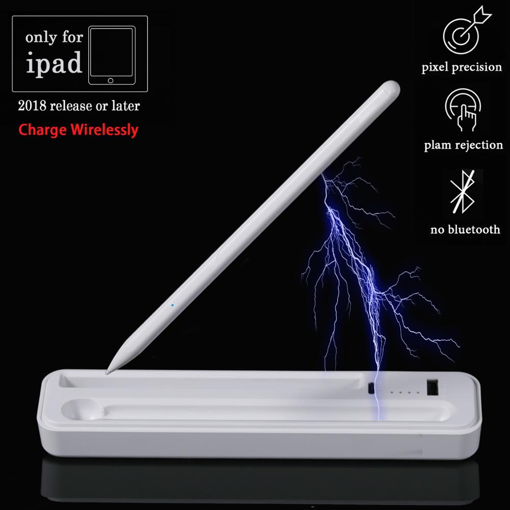 Stylus pen digital blyant med opladning trådløst til apple ipad 10.2 ipad pro 11 12.9 ipad 6th ipad air 3rd ipad mini 5th gen