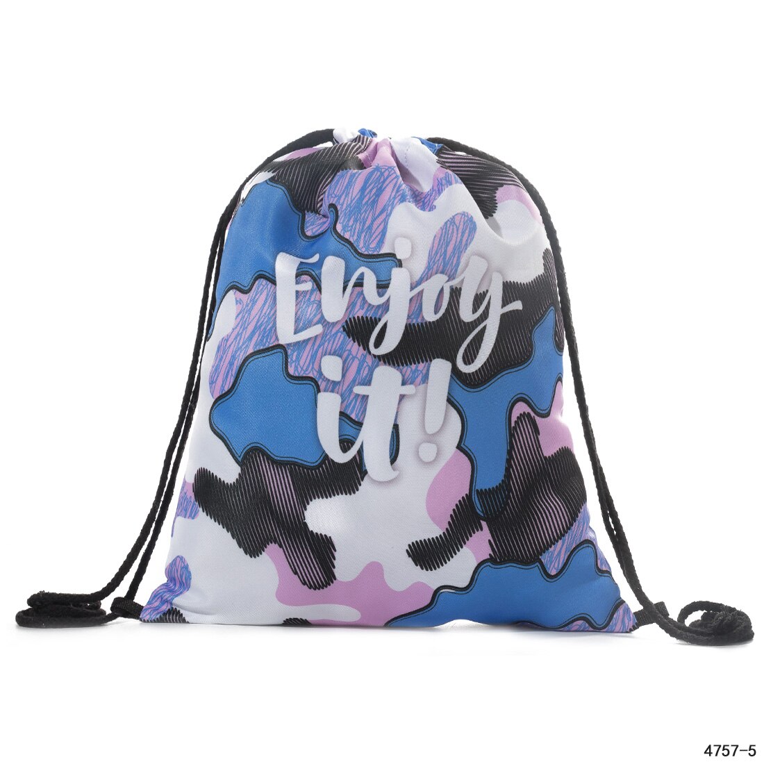 Kleine schooltas reistas met trekkoord kind print trekkoord rugzak trekkoord rugzak trekkoord rugzak: 4757-5