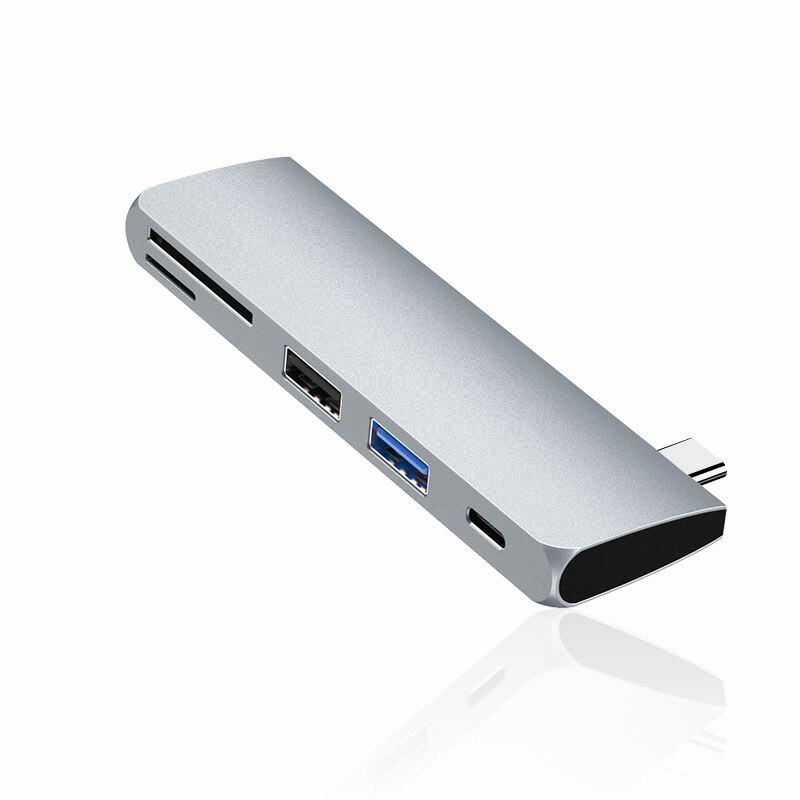 Hub type-c hub 5in1 usb type c hub adapter usb powered hub type c to 3.1 usb hub ноутбук планшет флешка Планшеты