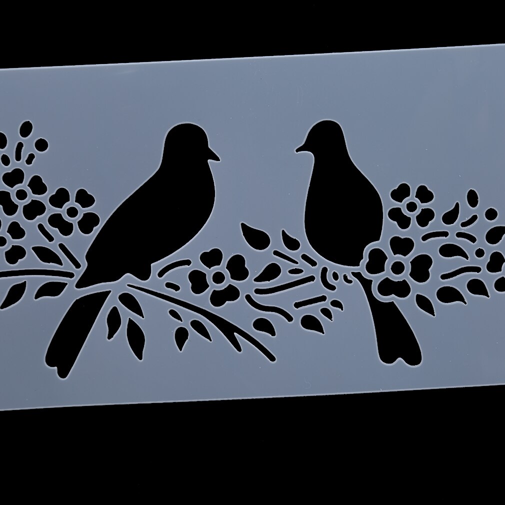 Animals Magpie Bird Scrap Walls Stencil Airbrush Painting Decor Stencils For Diy Scrapbooking Art Album Diary Stamp Crafts