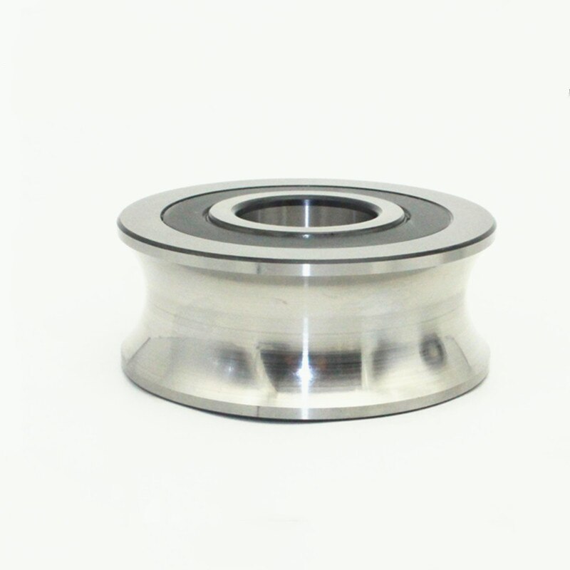 10pcs U22 U groove bearing pulley roller wheel steel ball bearings 8*22.5*14.5*13.5 mm Traces Walking Guide Rail bearing