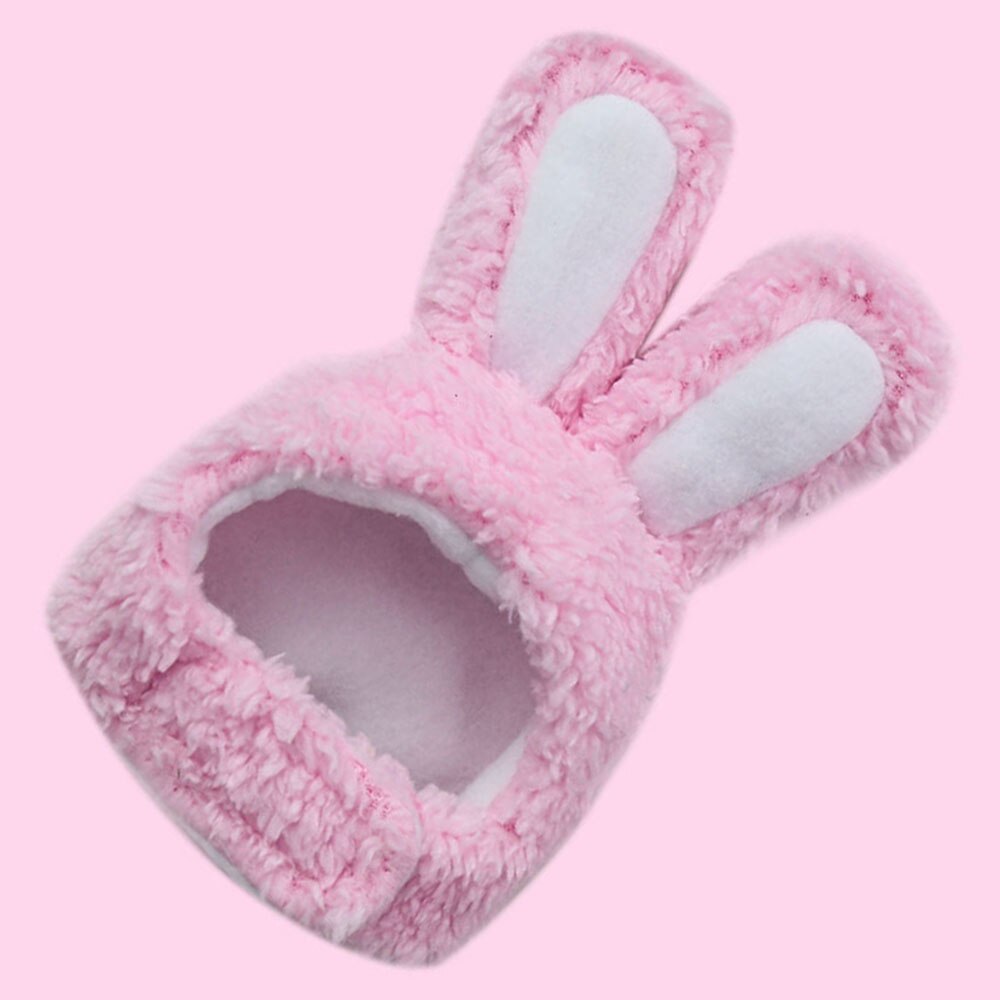 Sweet Pet Kat Kostuum Kat Hoed Pluche Konijn Hoed Met Oren Voor Katten En Kleine Honden Party Kostuum Halloween accessoire Hoofddeksels: Roze