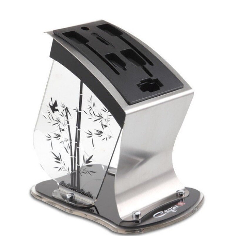 Universal Keuken Accessoires Roestvrijstalen Mes Opbergrek Multifunctionele Geplaatst Acryl Mes Staan Gereedschaphouder
