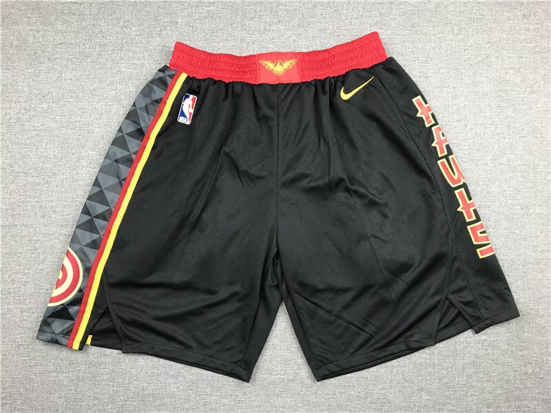 Nba Atlanta Hawks #4 Spud Webb Basketbal Shorts #21 Dominique Wilkins Sport Broek Mesh Jogging Korte Broek