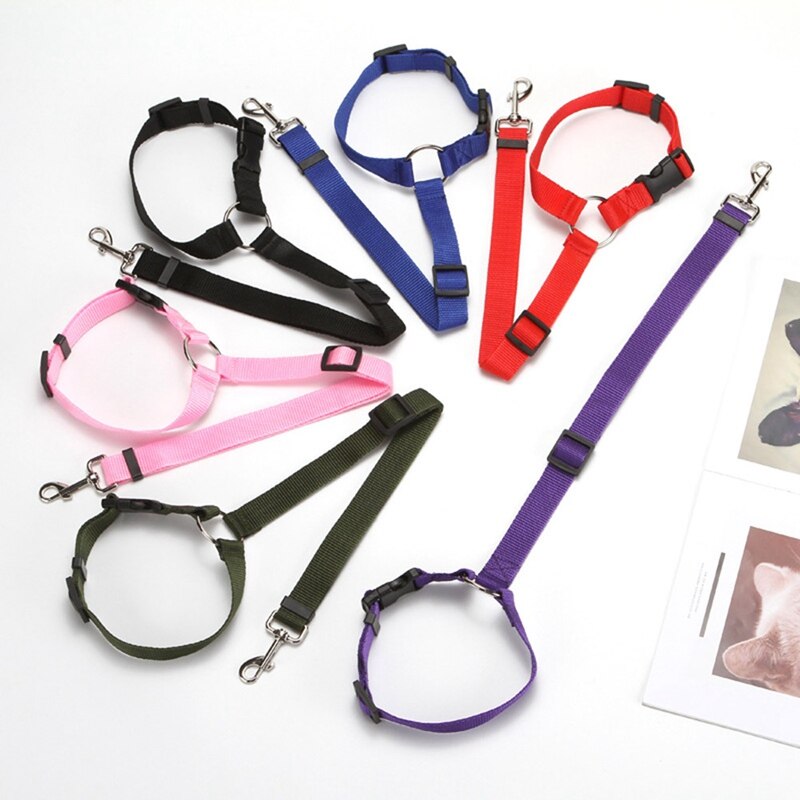 Universele Praktische Hond Kat Pet Veiligheid Verstelbare Autogordel Harness Leash Reizen Clip Strap Lood Huisdier Autogordel