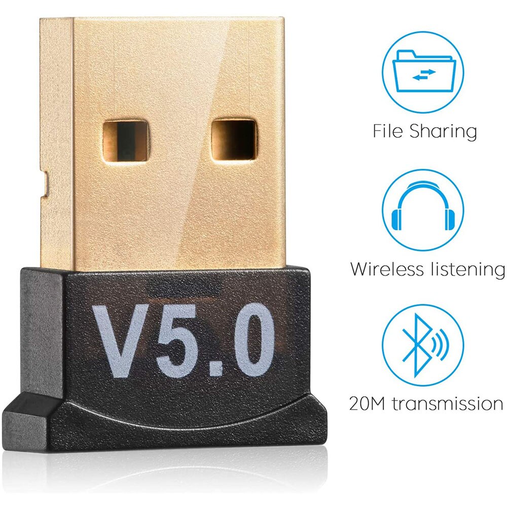 Adaptateur Bluetooth USB 5.3 - Émetteur-récepteur Sans Fil Pour PC, Connecte Claviers, Souris, écouteurs Jusqu'à 20 M