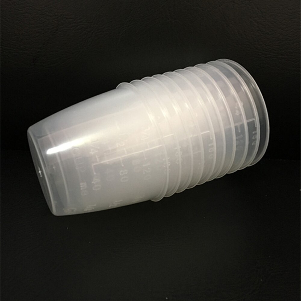 10 Pcs Food Grade Plastic Rice Measuring Cup Rice Cooker Measurement Tools for Dry and Liquid Ingredients (160ml)