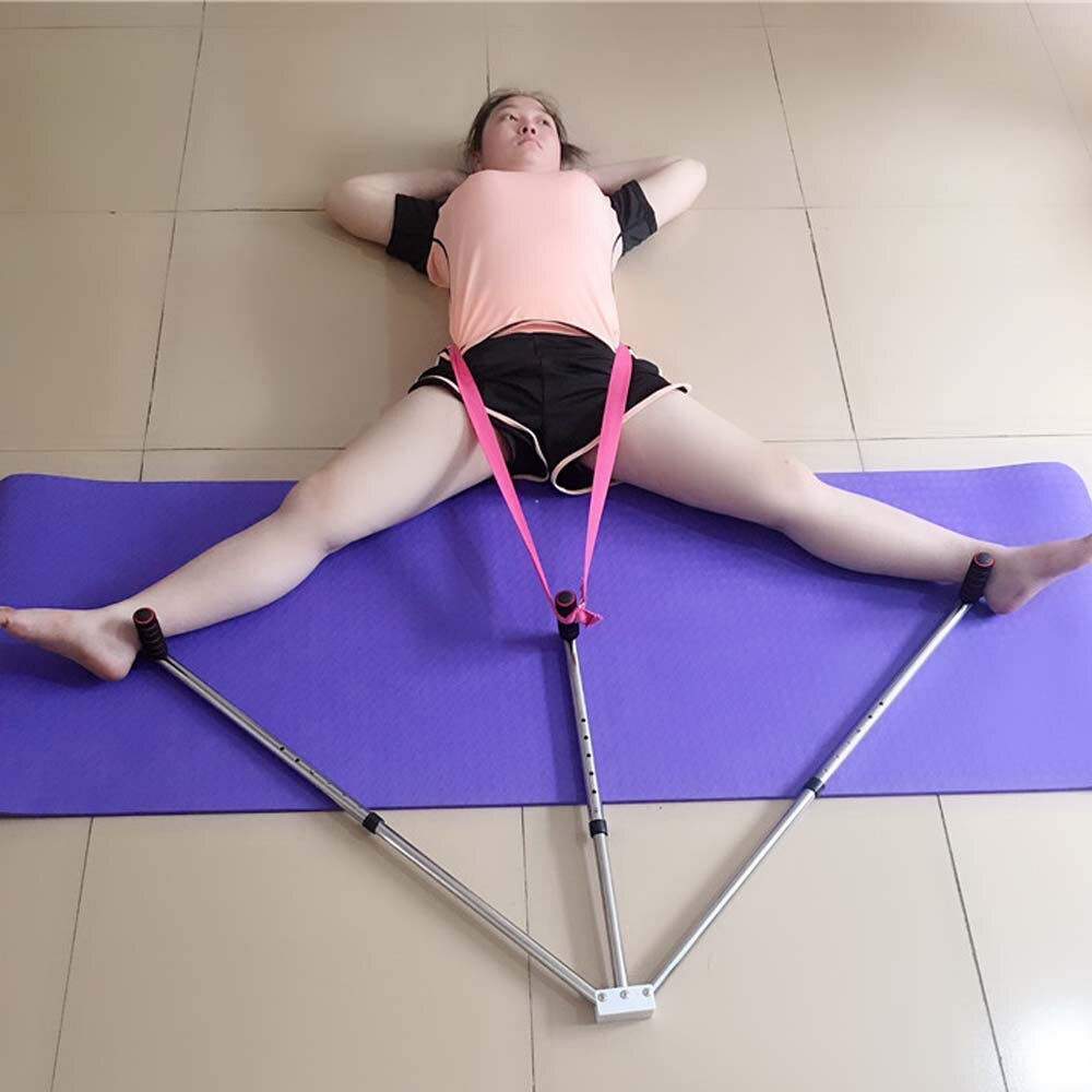 3 bar praktisk benforlængelsesmaskine fleksibilitetstræning split ben ligament båre hjemme gym til dans taekwondo yoga ballet