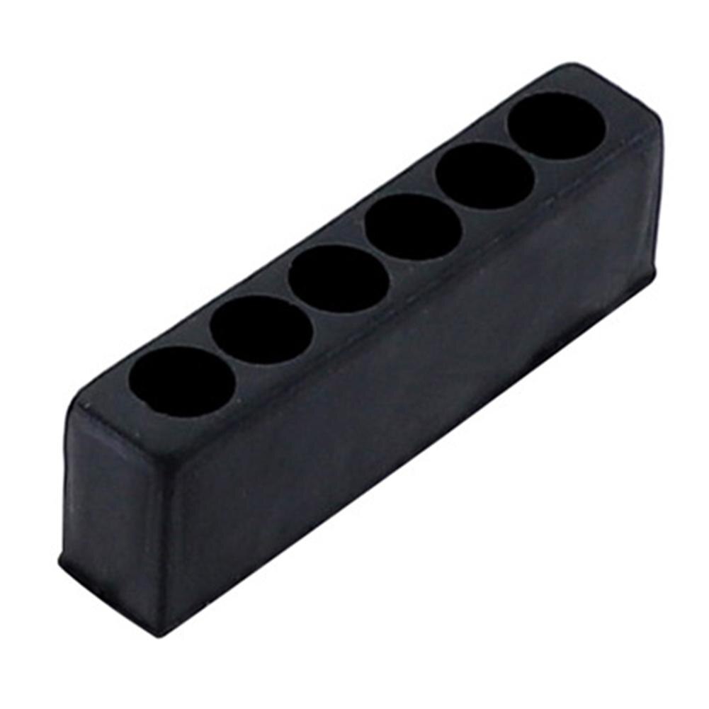 5pcs/set Multi Holes Hex Shank Bit Holder Soft and Moderate Durable Plastic Injection Screwdriver Plastic Head Storage Case