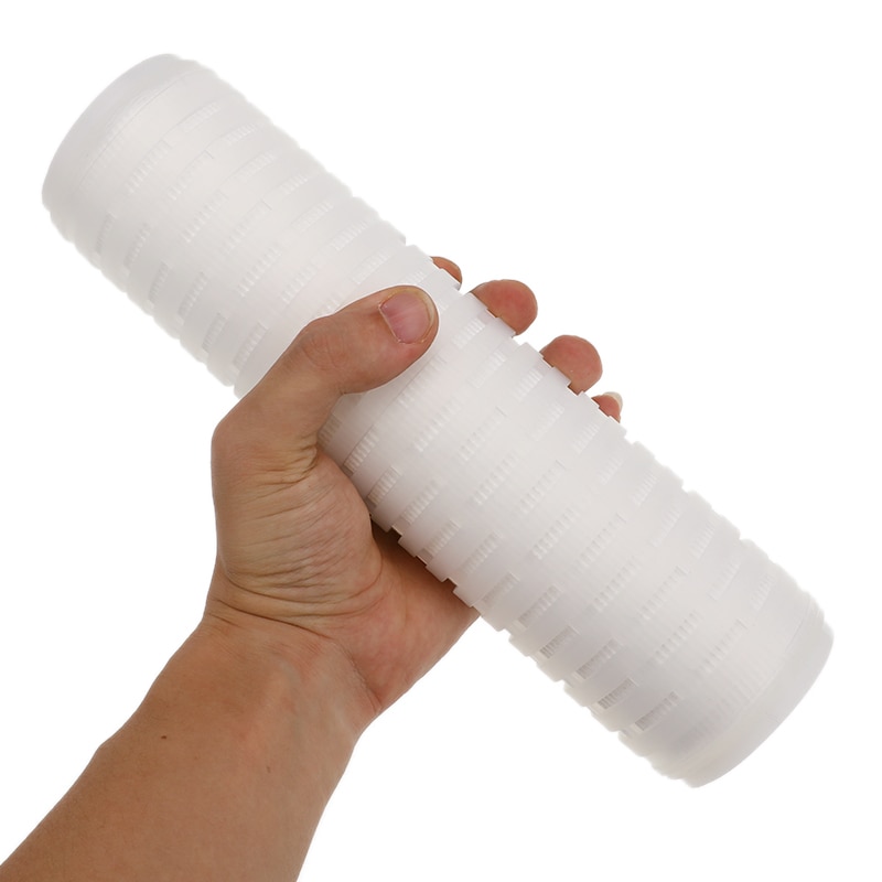 Filtre à Membrane en polypropylène pour le filtrage du vin 10 "élimination des bactéries de Purification 0.22μm cartouche filtrante renforcée à la maison
