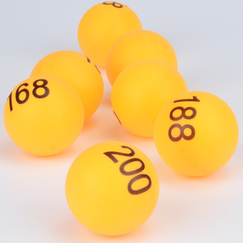 1-50 digital number Lottery ball white/yellow game ball Table tennis Ball award Winning ball Prize draw