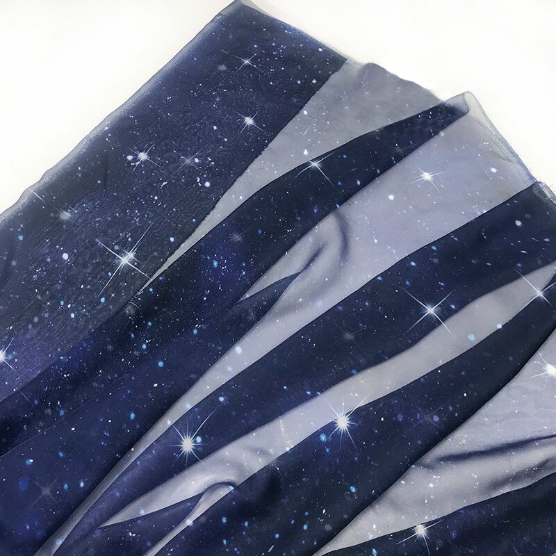 150 cm long chiffon dress fabric, lightweight in size, tulle long sleeve chiffon fabric DIY clothing sewing fabric