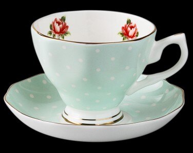 Lot De 11 Tasses à Café En Céramique De Luxe Tangshan - Porcelaine Anglaise - Ensemble 2 Pièces Par Tasse - 5