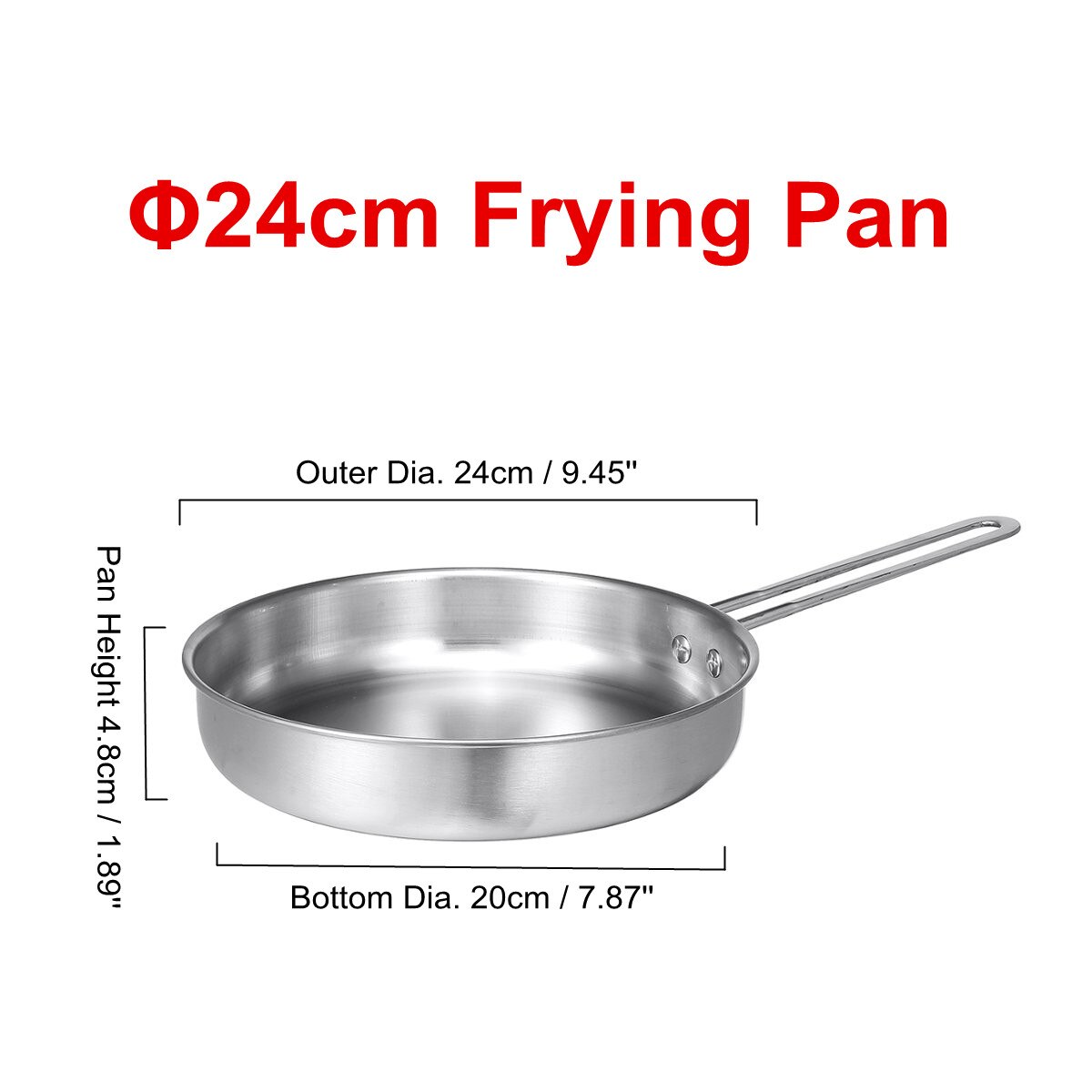 3PCS/Set Stainless Steel Soup Pot Cookware Set Saucepan Thickened Frying Pan Saucepan With Glass Lid Kitchen Tool