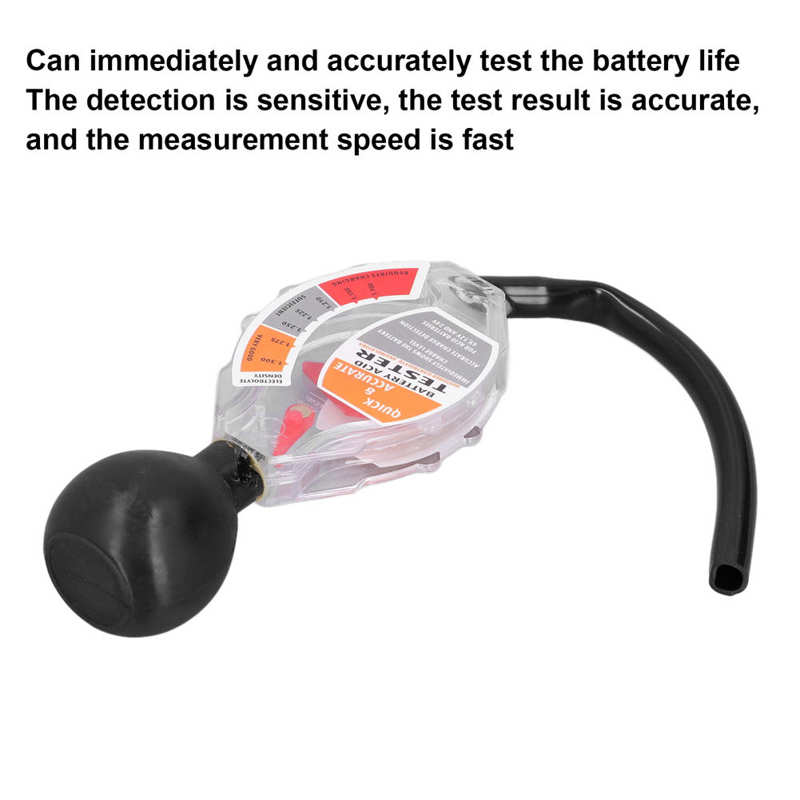 Battery Gravity Tester Car Battery Hydrometer Accurate for Maintenance