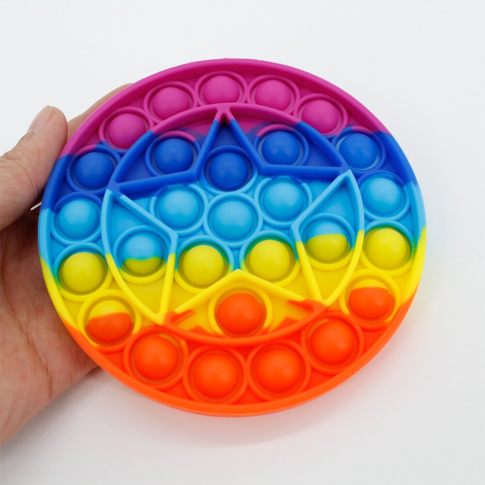 Big Size Popsits Push Bubble Fidget Toys Adult Stress Relief Toy Antistress Popsits Soft Squishy Anti-Stress Box