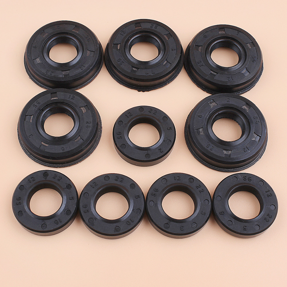 Juego de 5 piezas de repuesto para motosierra Zenoah Komatsu G2500, 25cc, aceite de motosierra chino, 2500