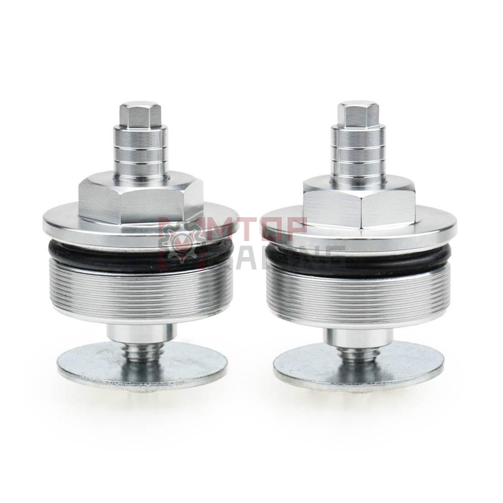 Tapas de horquilla de precarga para Honda XRV650, doble África, 43mm, tornillos de horquilla hexagonales ajustables