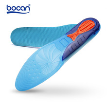 Bocan-geelipohjalliset hengittävät ja mukavat silikonipohjalliset deodoranttia sisältävät iskunvaimennuspohjalliset urheilukenkien pohjalliset